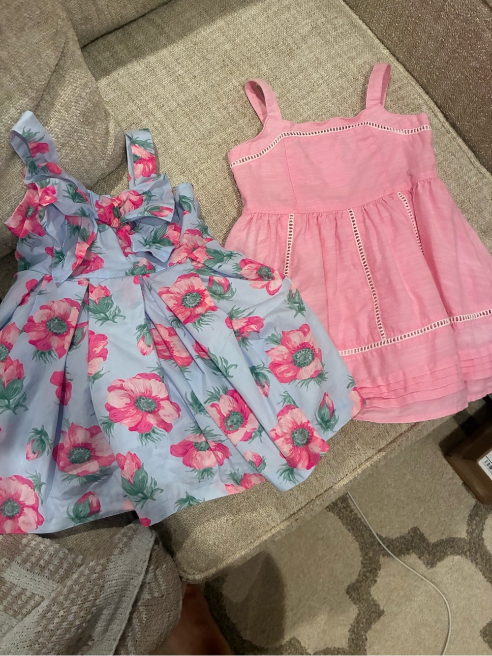 Two Janie and jack dresses .
